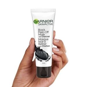 🌿 Garnier SkinActive Black Peel-Off Mask with Charcoal 50ml  ** Used Once **
